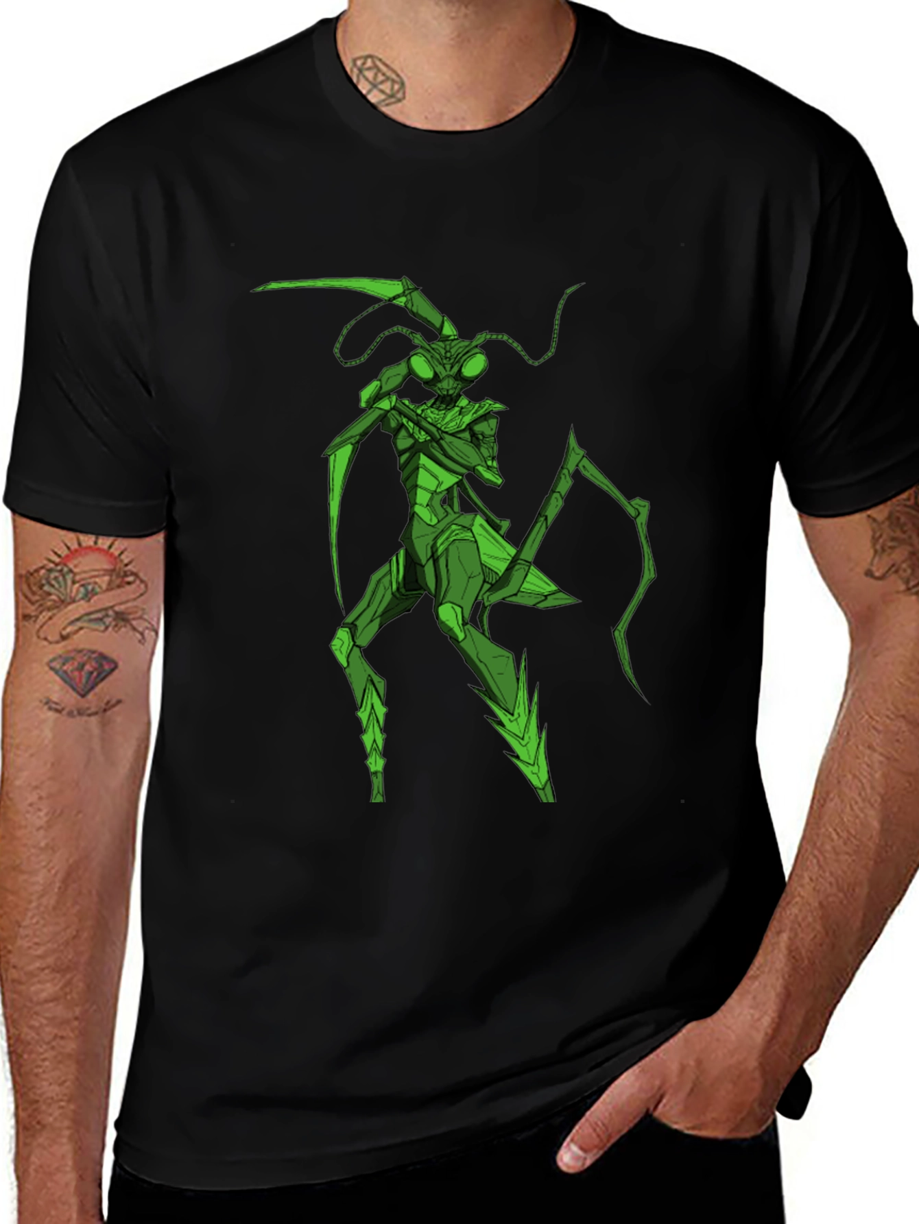 Mantis Warrior Graphic Tee