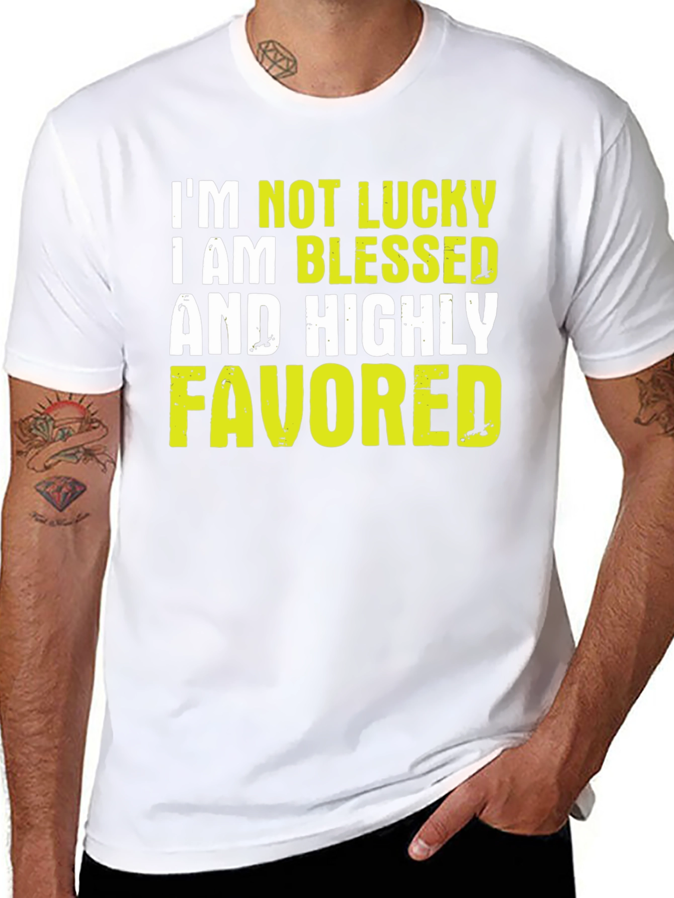 Blessed & Favored Graphic T-Shirt - Black