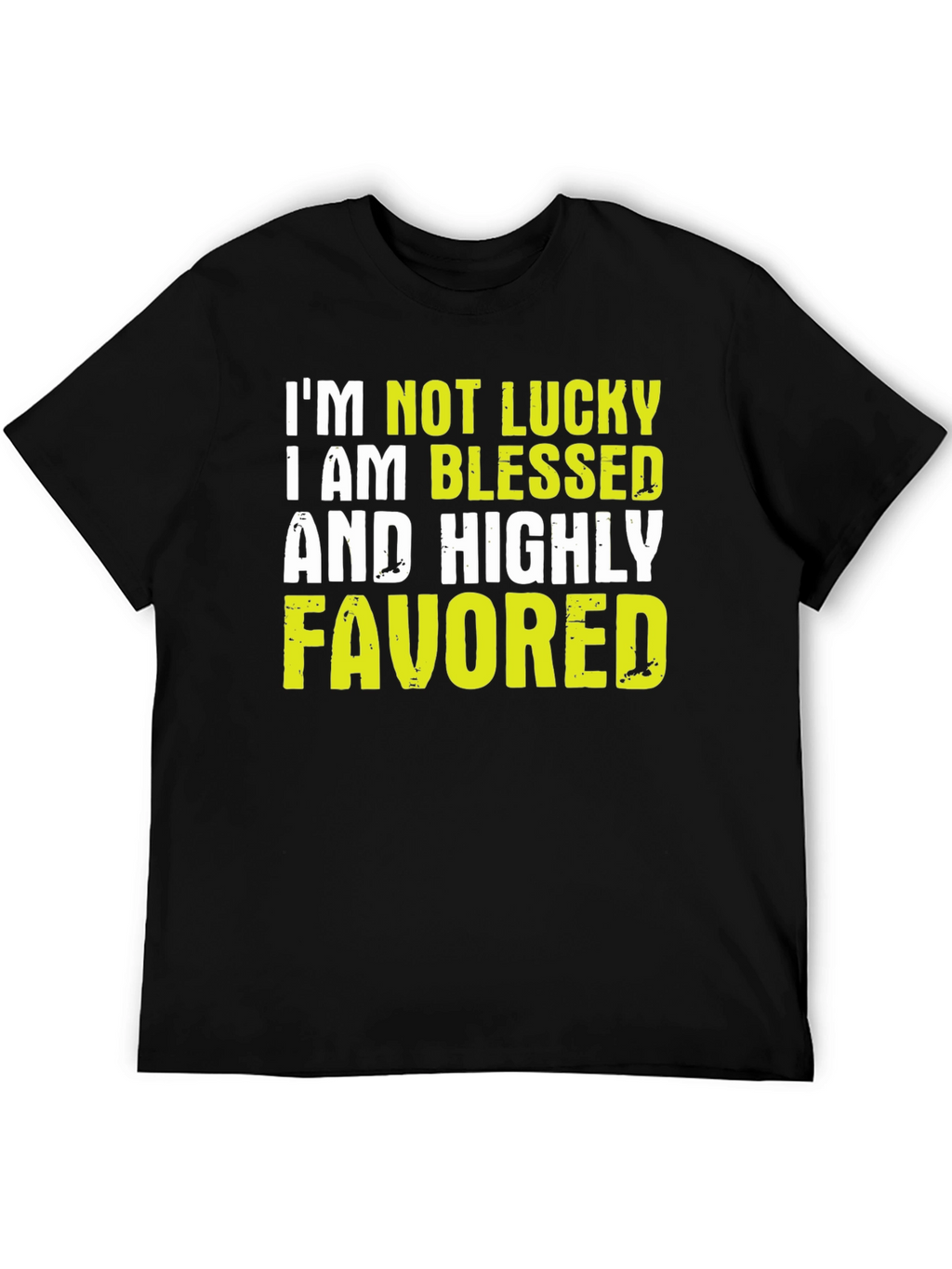 Blessed & Favored Graphic T-Shirt - Black