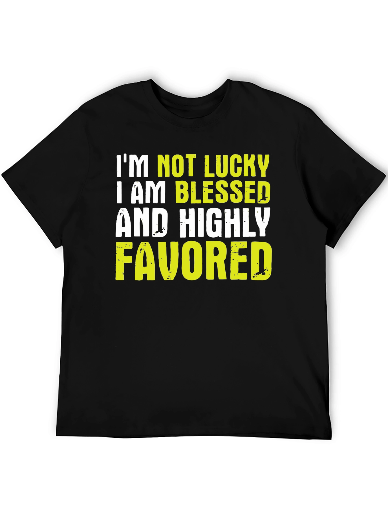 Blessed & Favored Graphic T-Shirt - Black