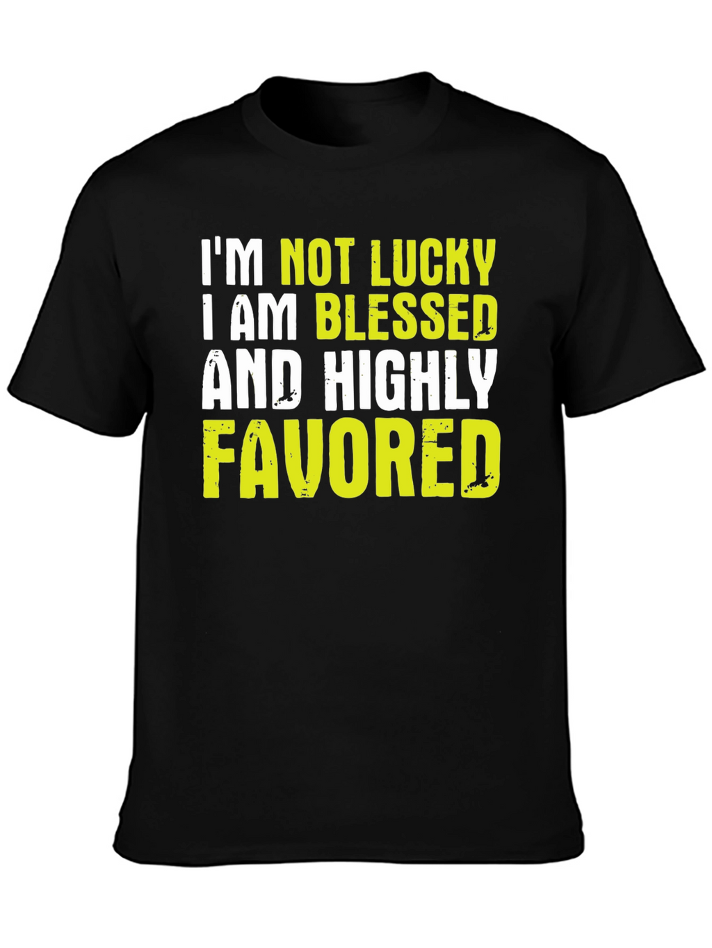 Blessed & Favored Graphic T-Shirt - Black