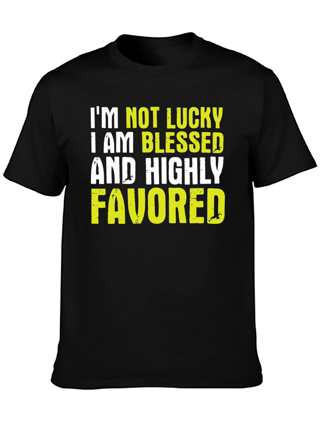 Blessed & Favored Graphic T-Shirt - Black