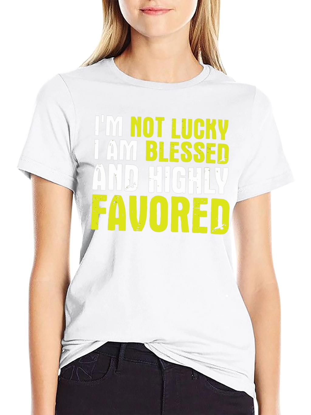 Blessed & Favored Graphic T-Shirt - Black