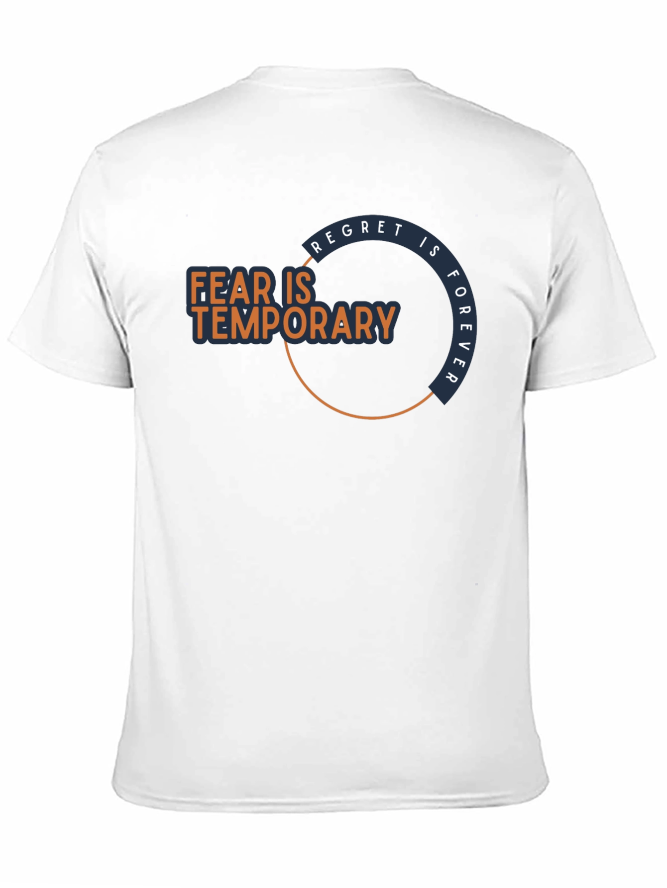 Fear Is Temporary T-Shirt - Motivational Graphic Tee