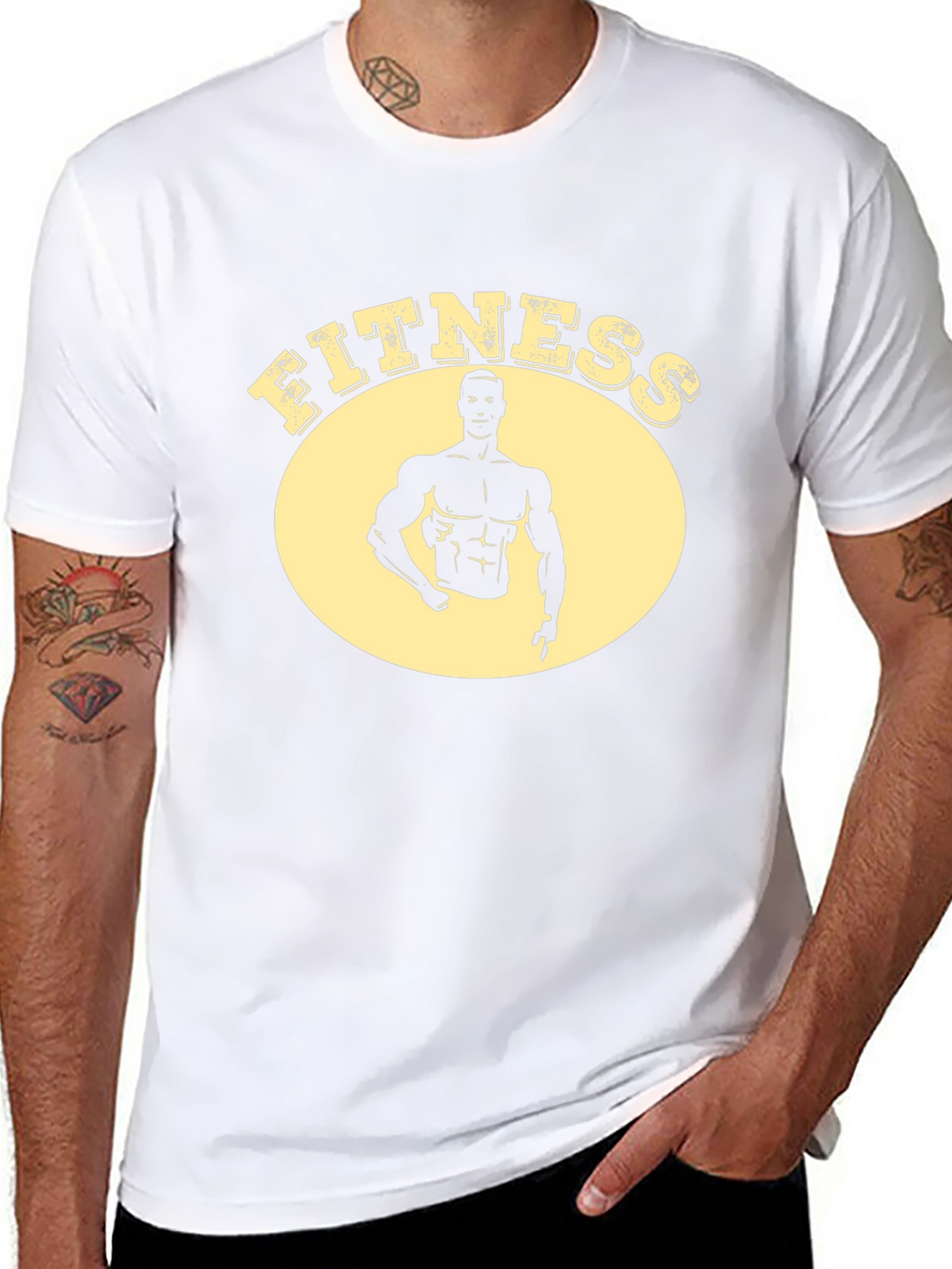 Fitness Graphic Black T-Shirt