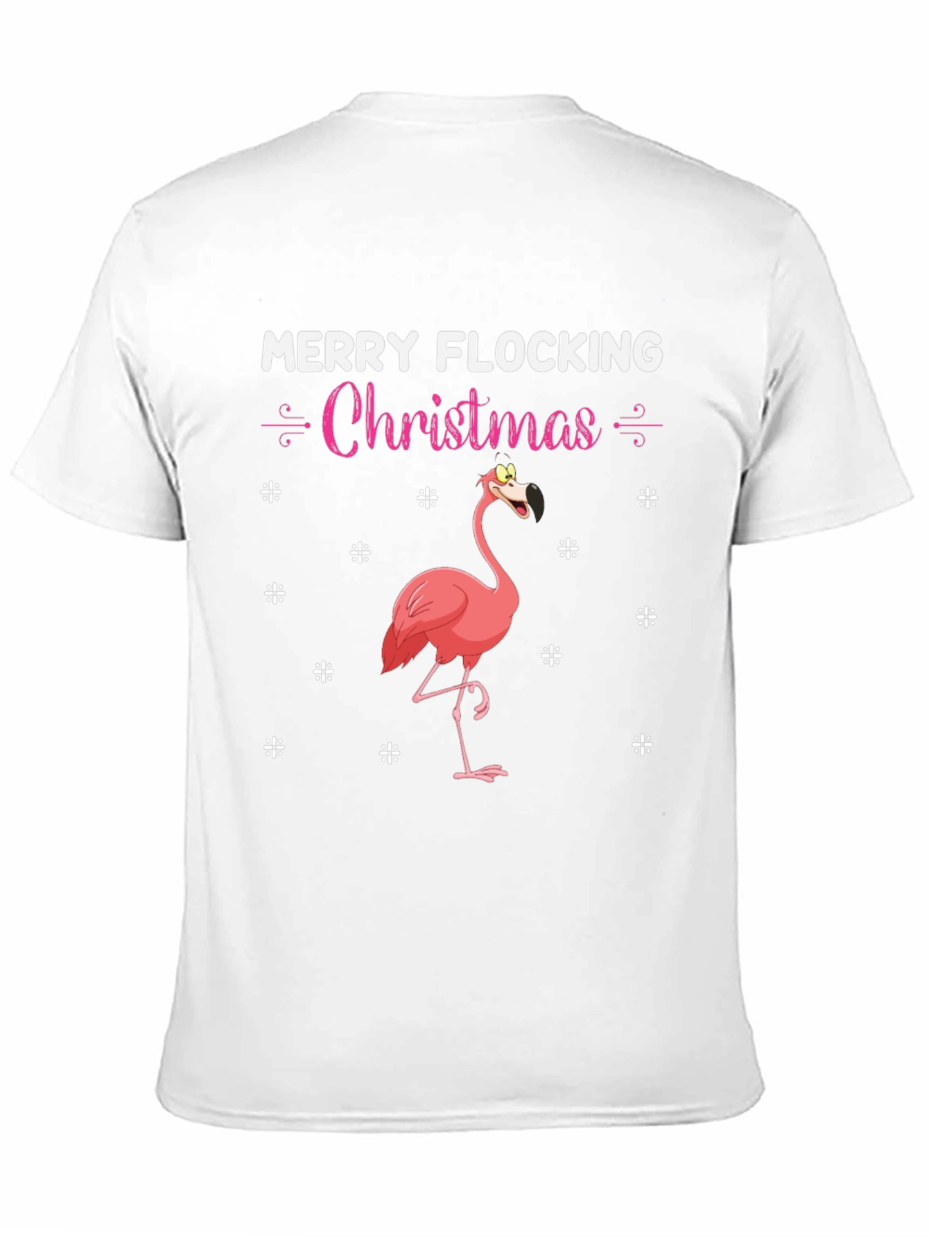 Merry Flocking Christmas Flamingo T-Shirt