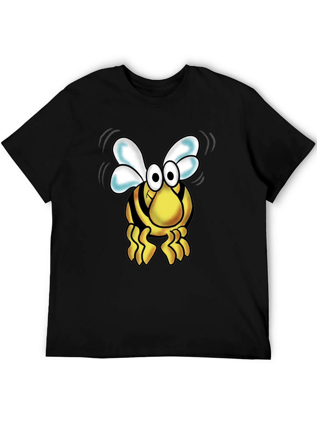 Cartoon Bee Graphic T-Shirt