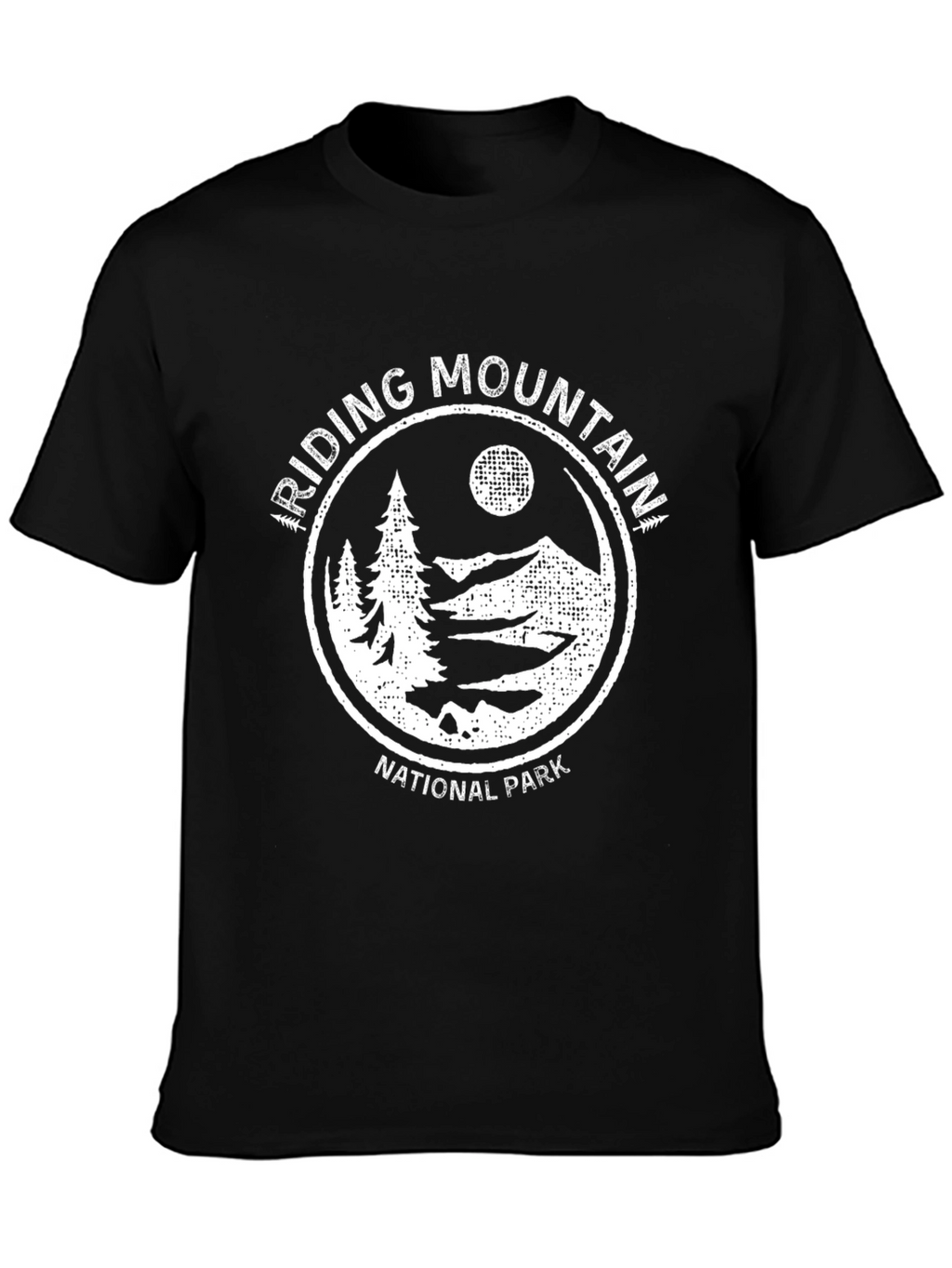 Riding Mountain National Park Black T-Shirt