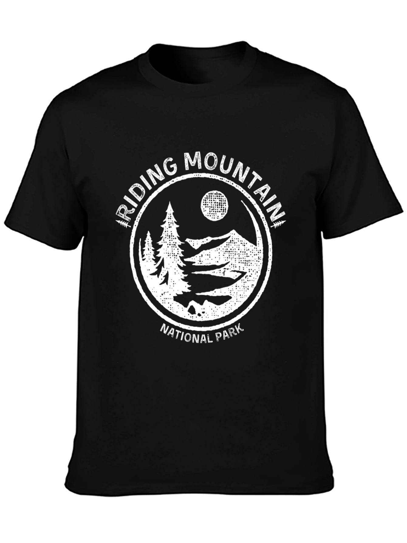 Riding Mountain National Park Black T-Shirt