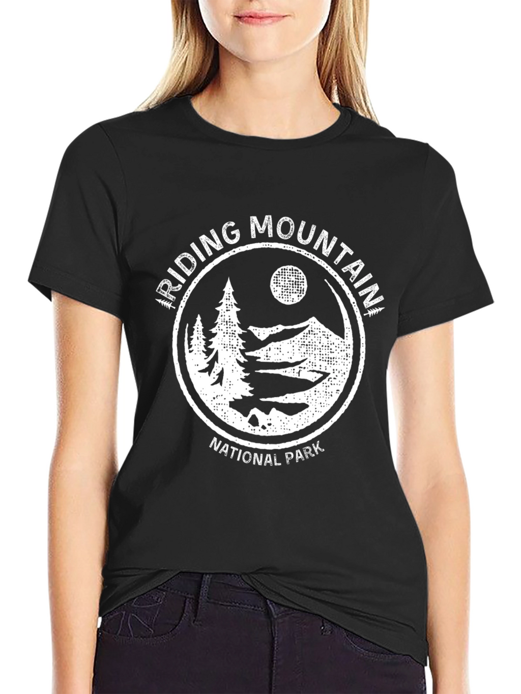 Riding Mountain National Park Black T-Shirt