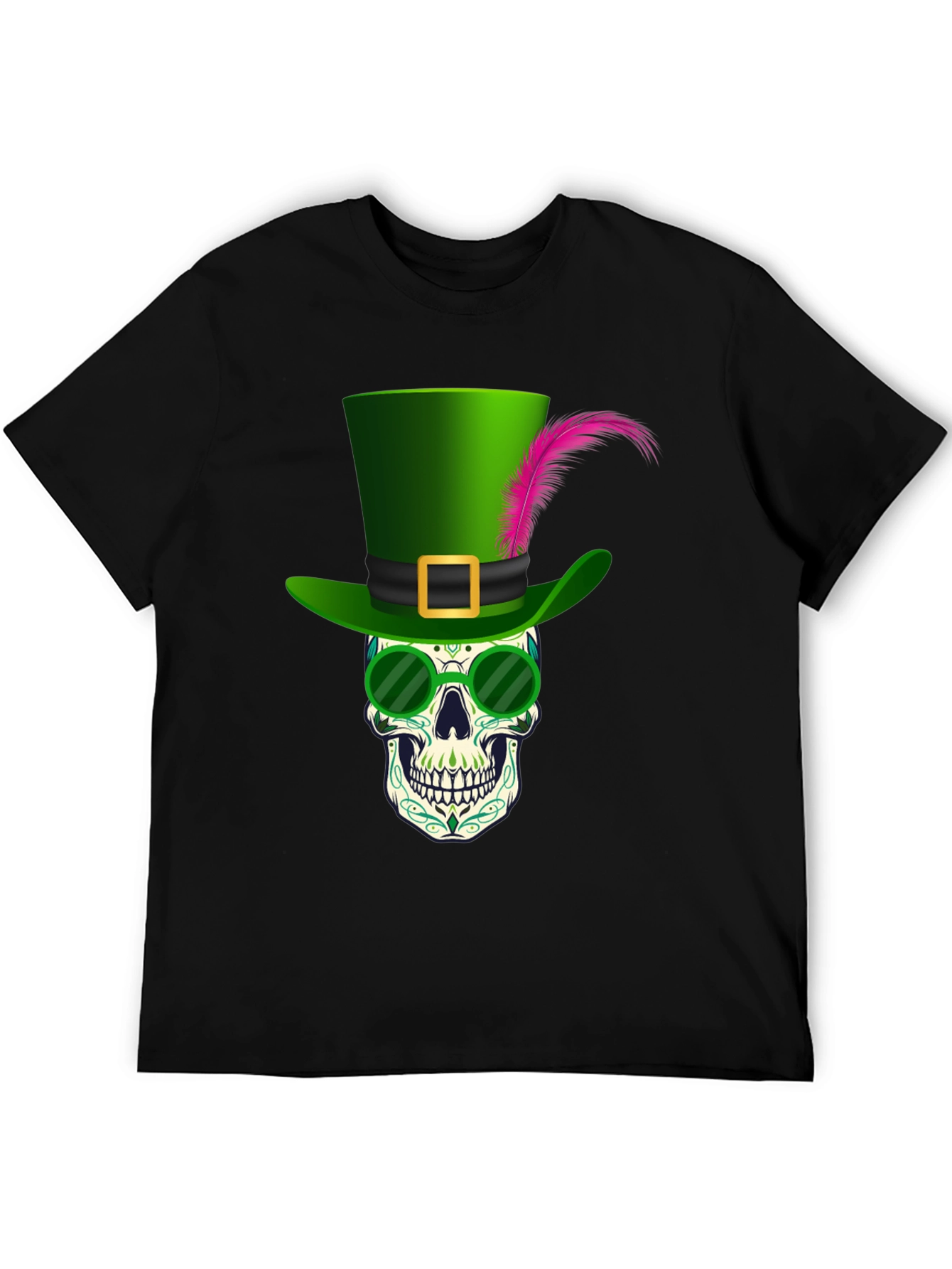 St. Patricks Day Skull Graphic Tee