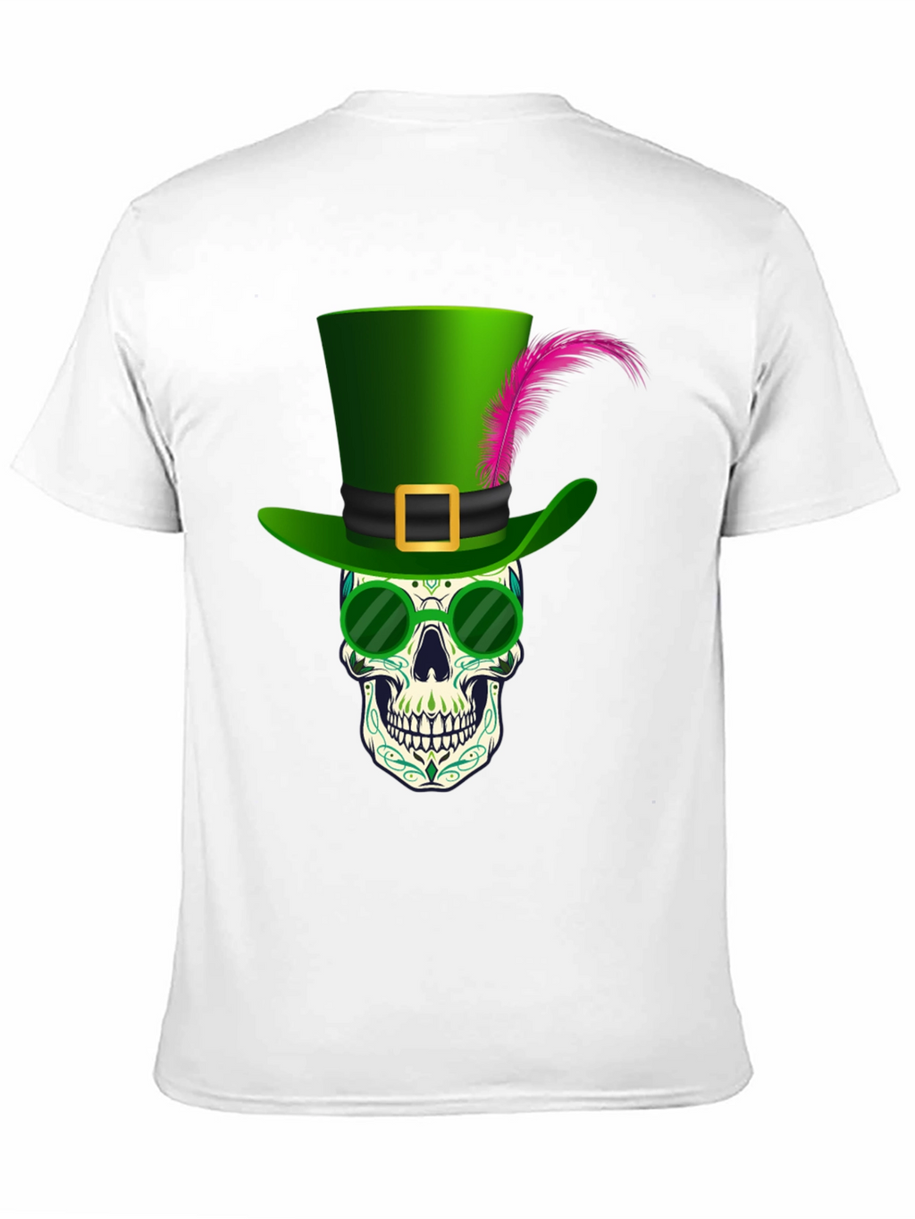 St. Patricks Day Skull Graphic Tee