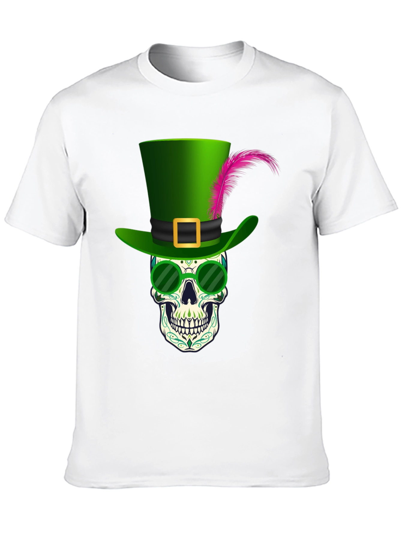 St. Patricks Day Skull Graphic Tee