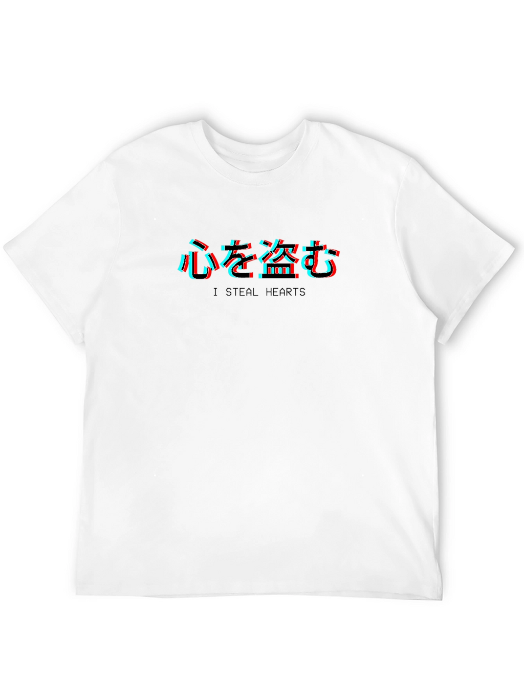 I Steal Hearts Kanji Black T-Shirt