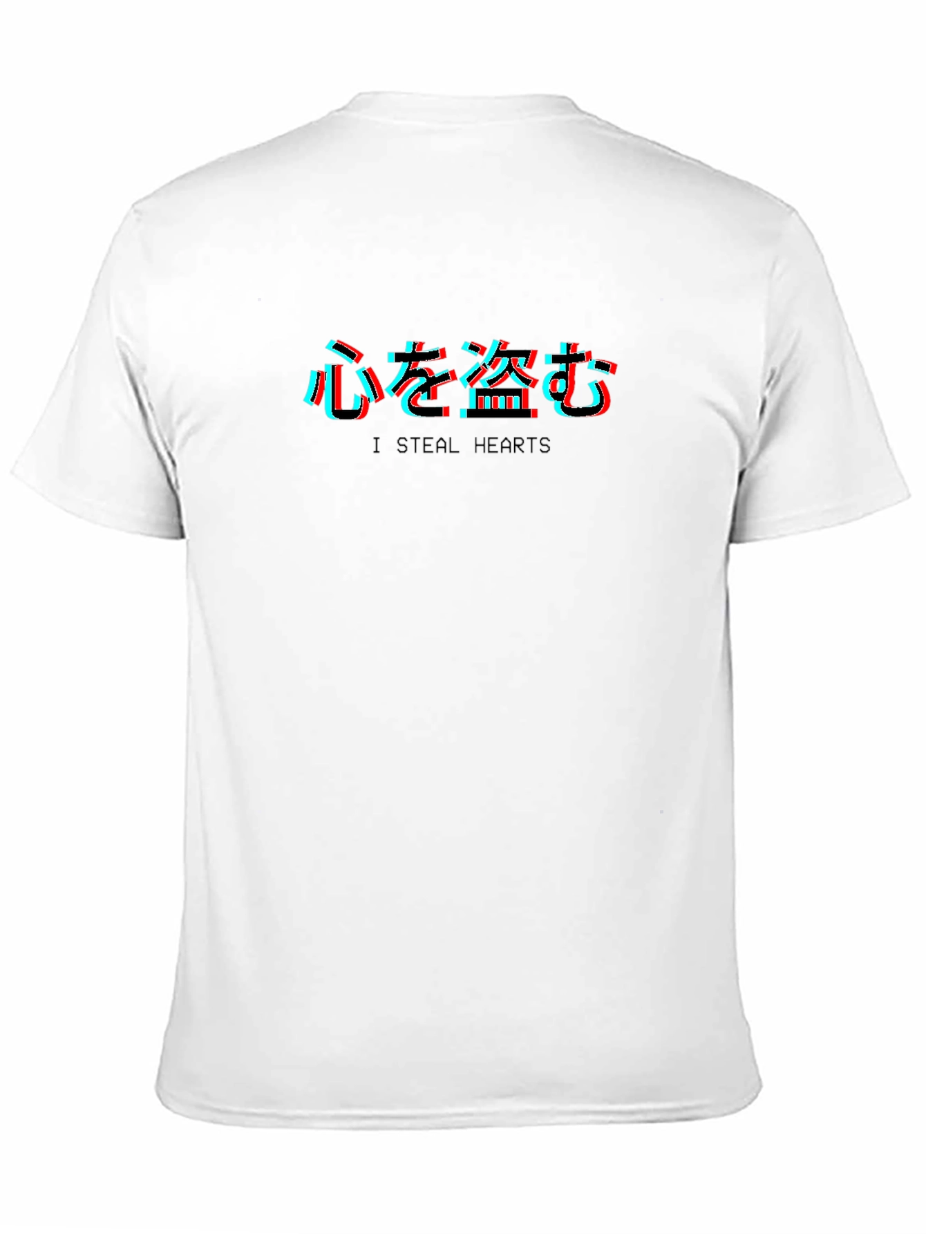 I Steal Hearts Kanji Black T-Shirt