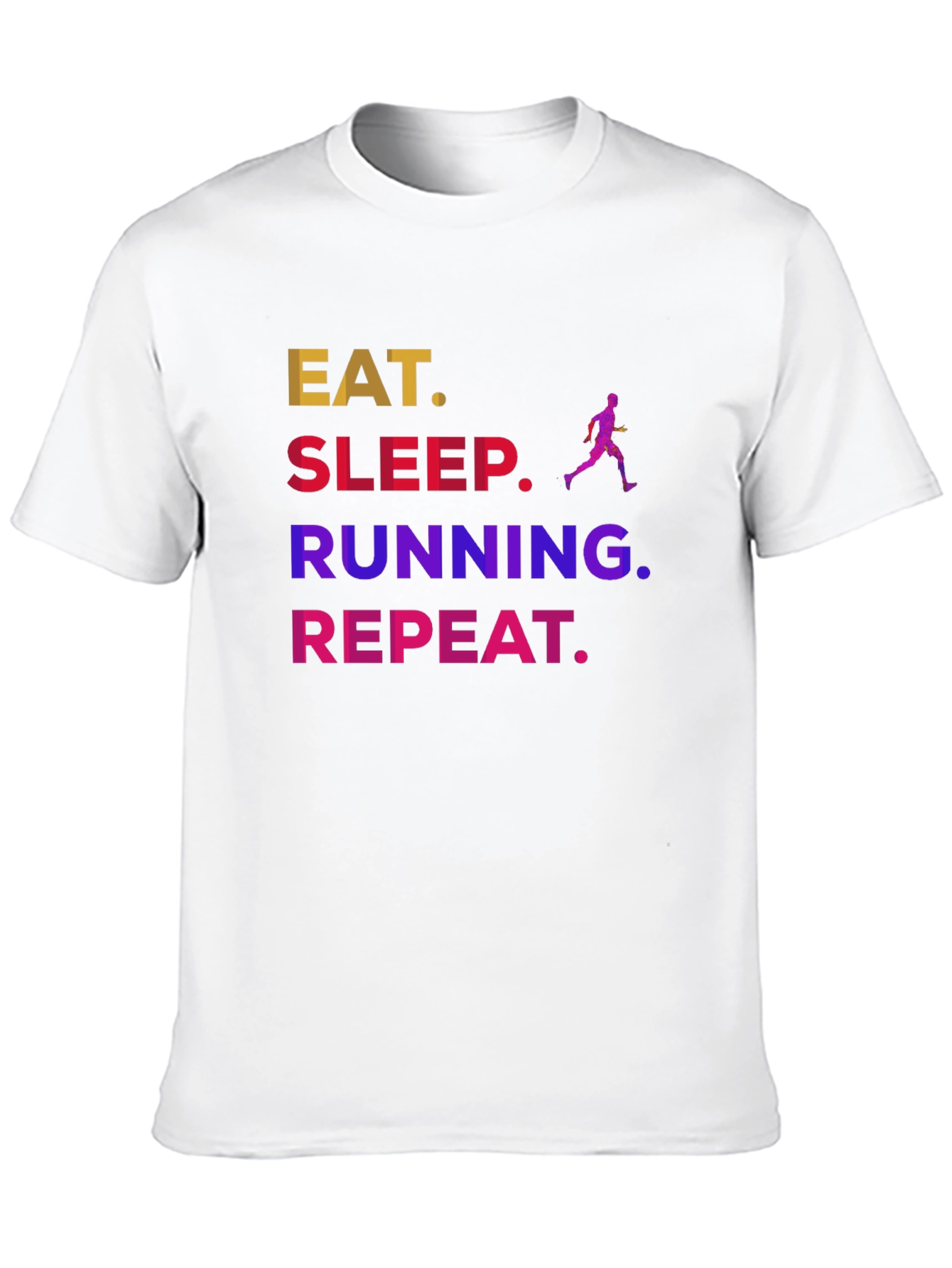 Eat Sleep Running Repeat Graphic Tee
