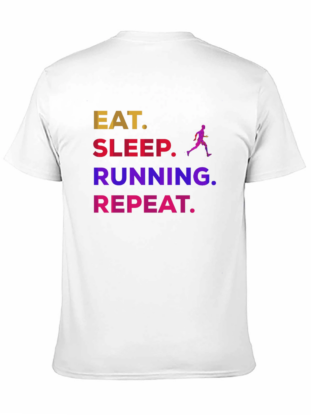 Eat Sleep Running Repeat Graphic Tee