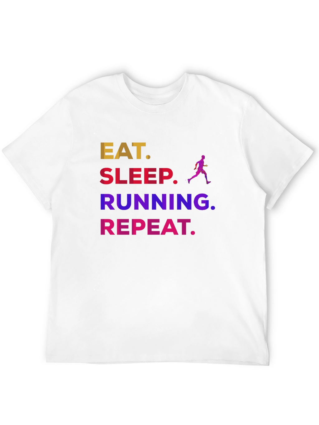 Eat Sleep Running Repeat Graphic Tee