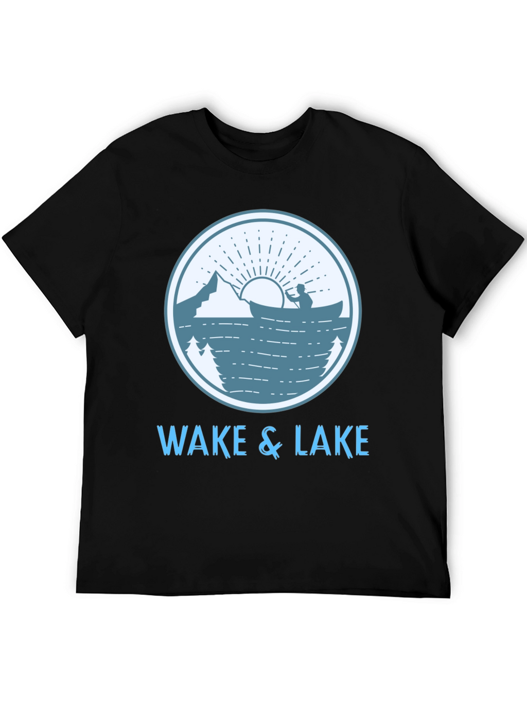 Wake & Lake Graphic T-Shirt - Outdoor Adventure
