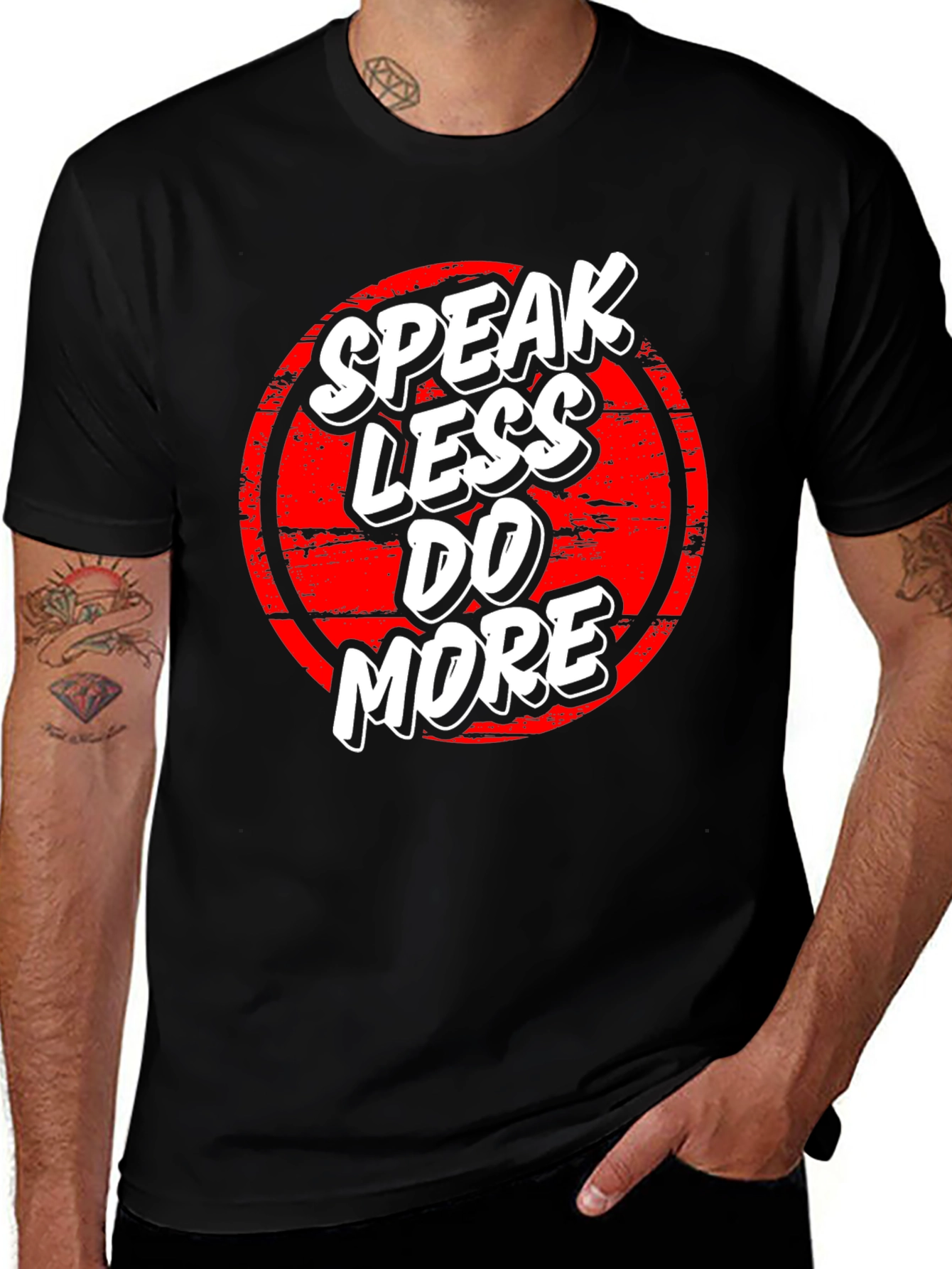 Speak Less Do More Graphic Tee