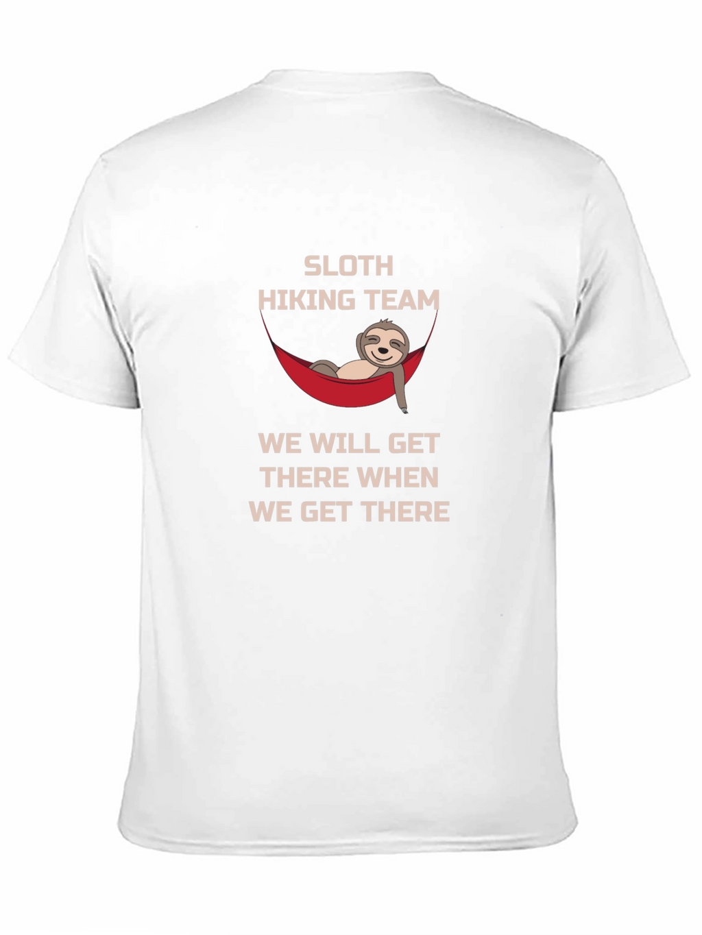Sloth Hiking Team Tee: Relaxed Adventure Shirt