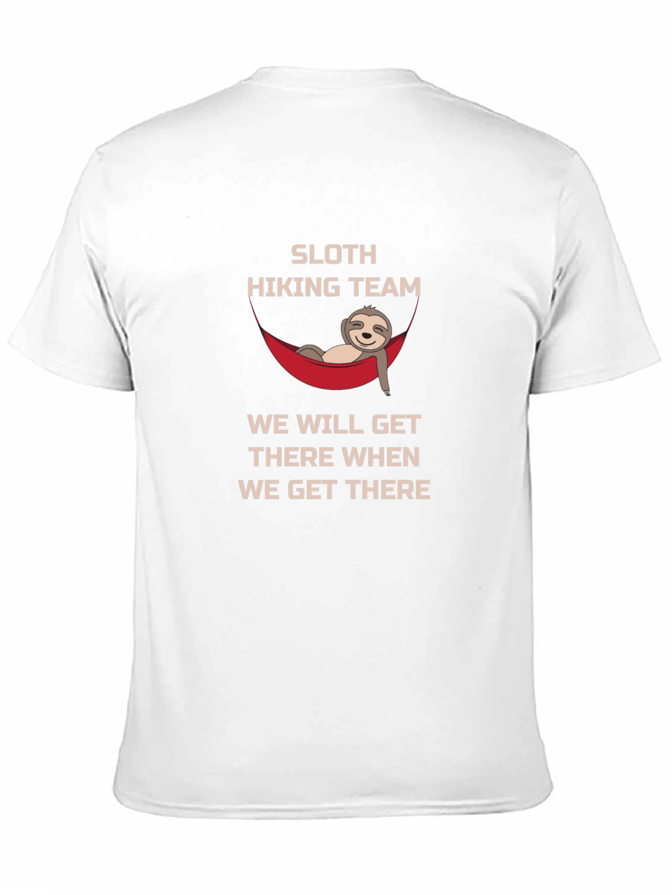 Sloth Hiking Team Tee: Relaxed Adventure Shirt