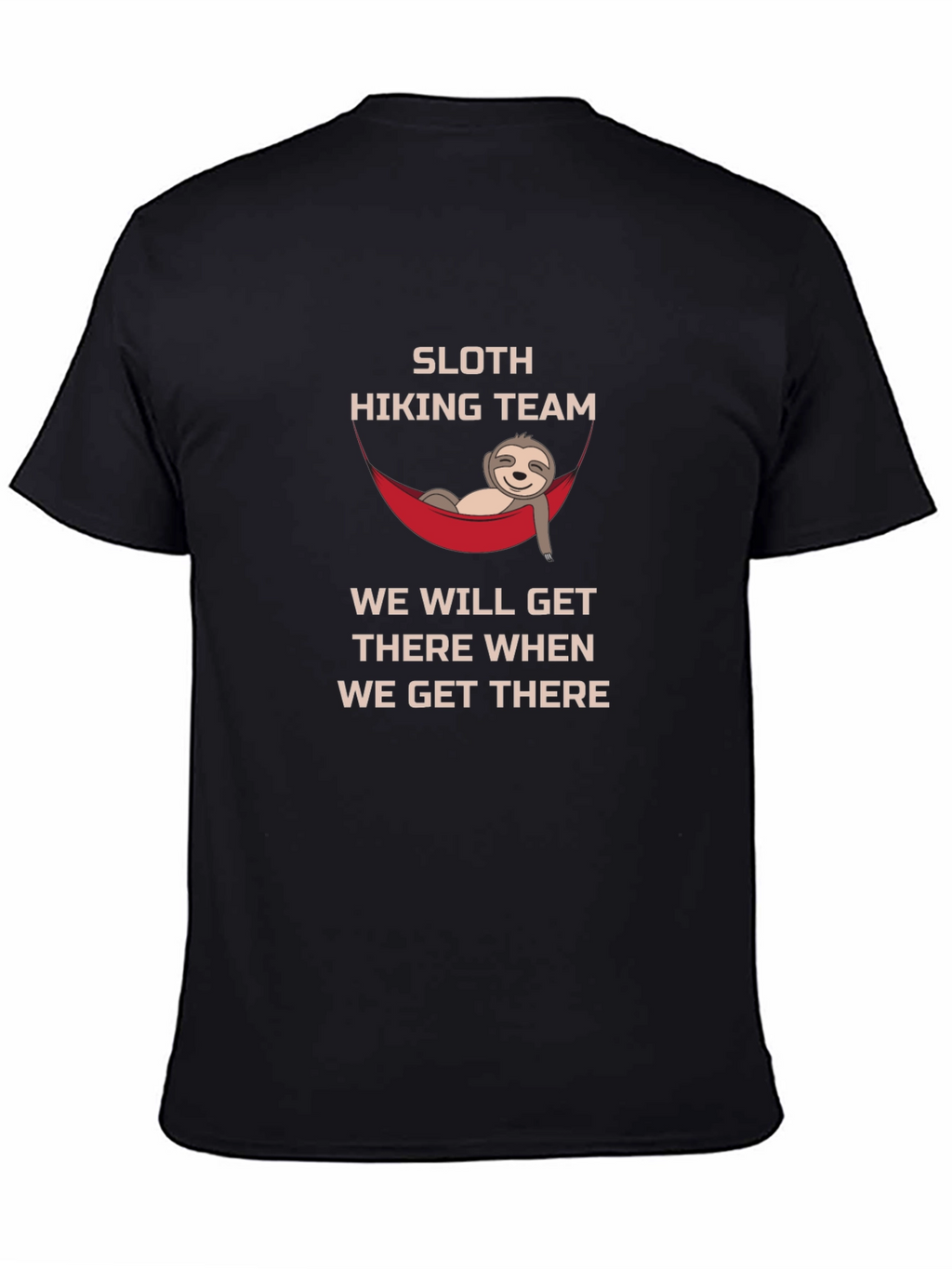 Sloth Hiking Team Tee: Relaxed Adventure Shirt