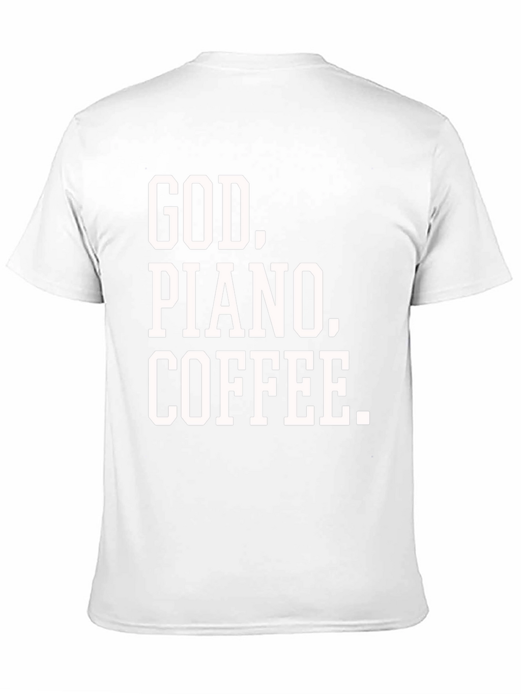 God. Piano. Coffee. Graphic Tee