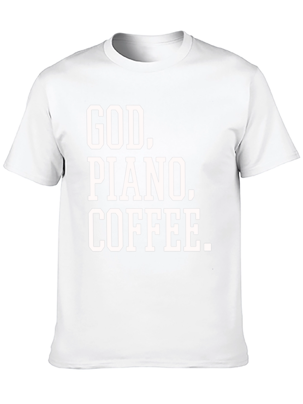 God. Piano. Coffee. Graphic Tee