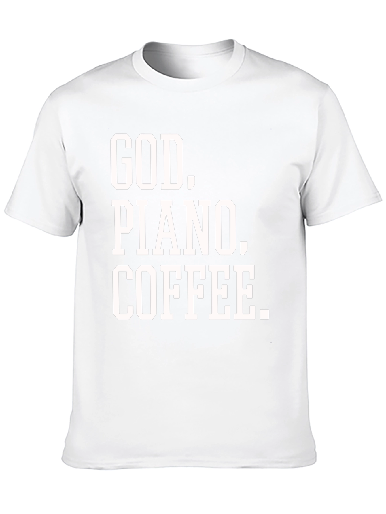 God. Piano. Coffee. Graphic Tee