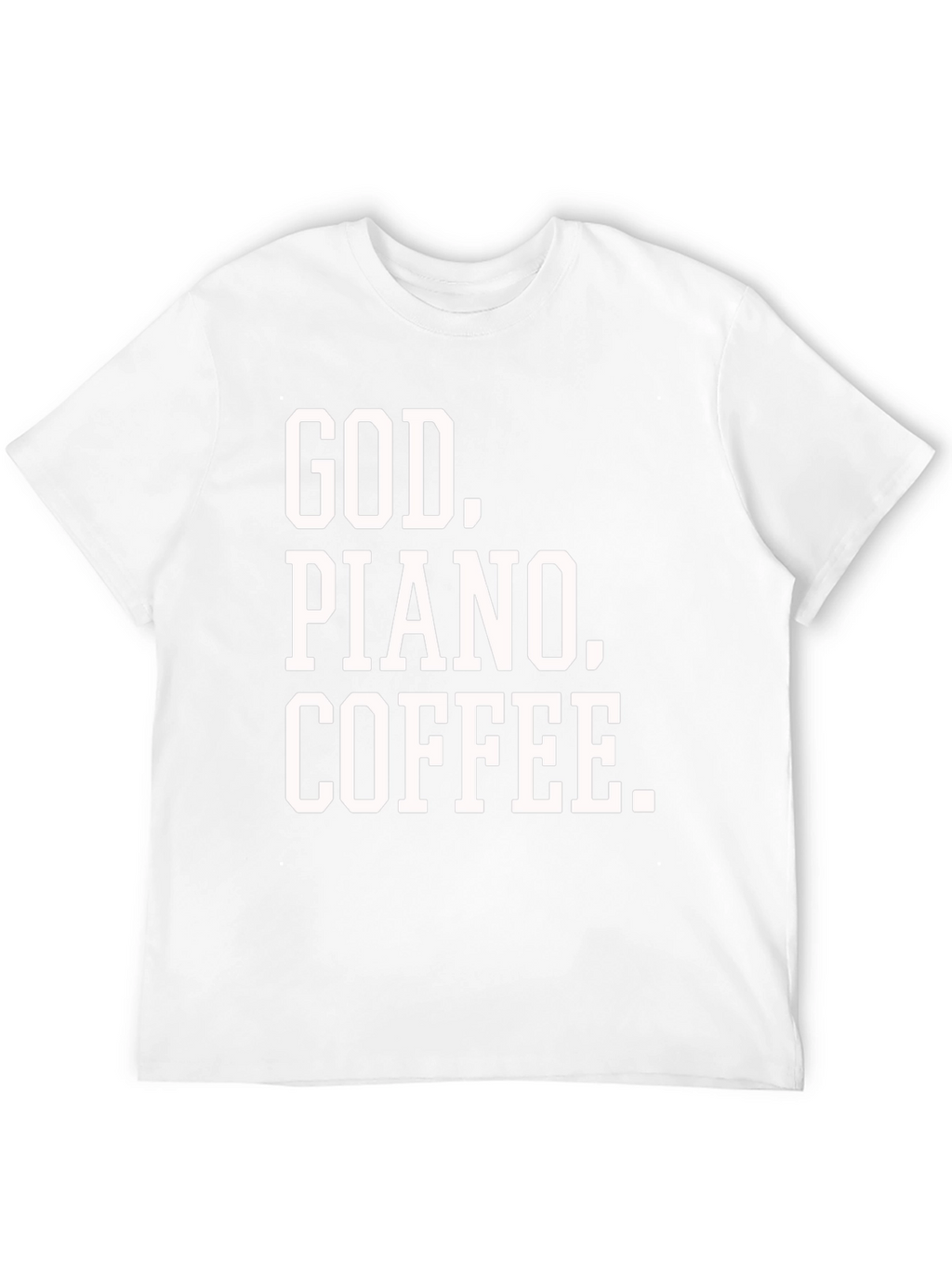 God. Piano. Coffee. Graphic Tee