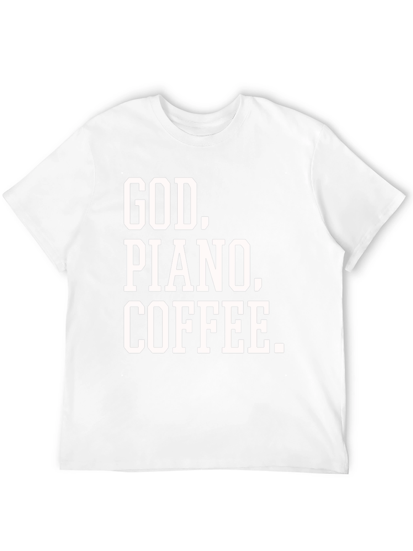 God. Piano. Coffee. Graphic Tee