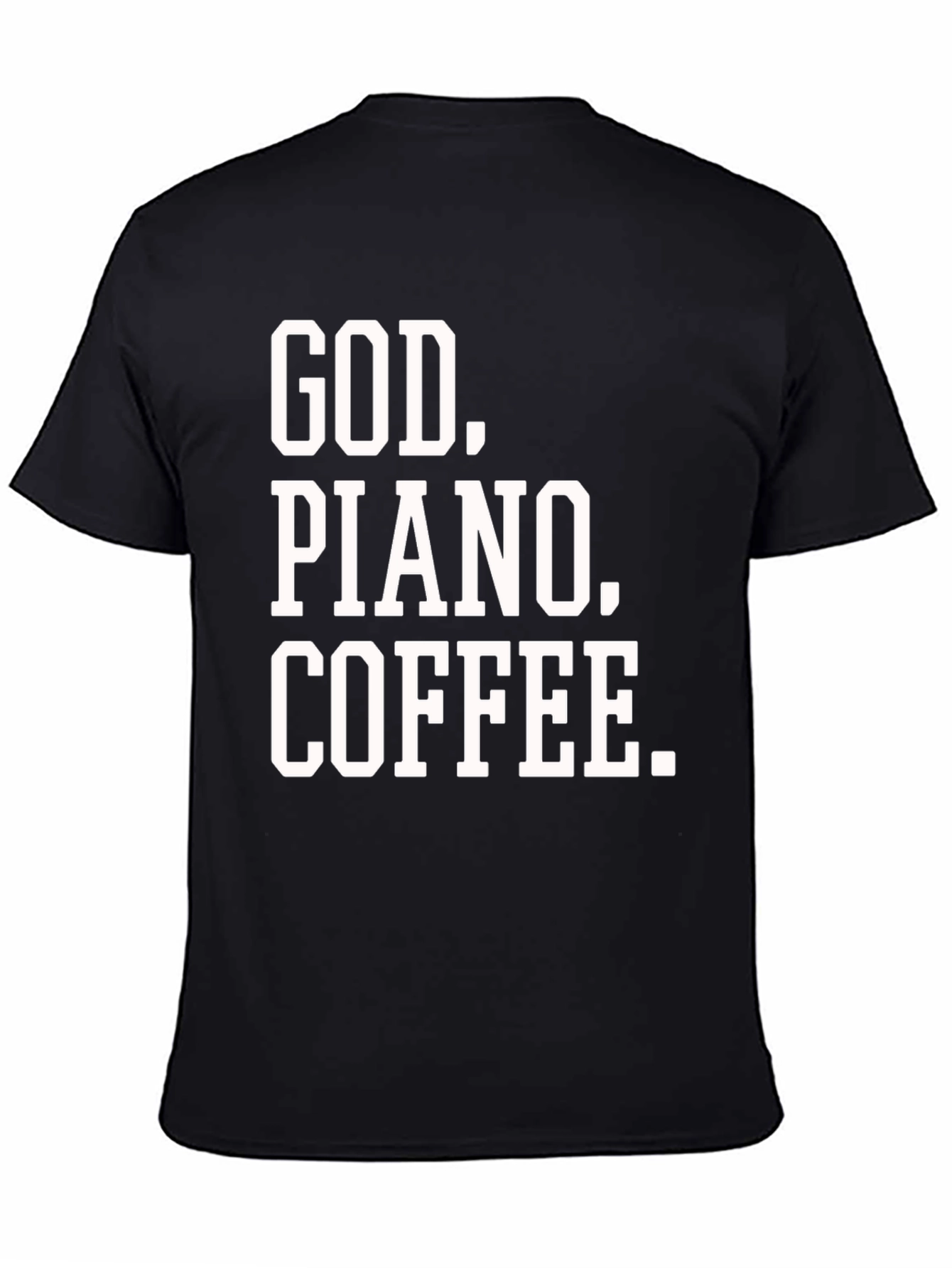 God. Piano. Coffee. Graphic Tee