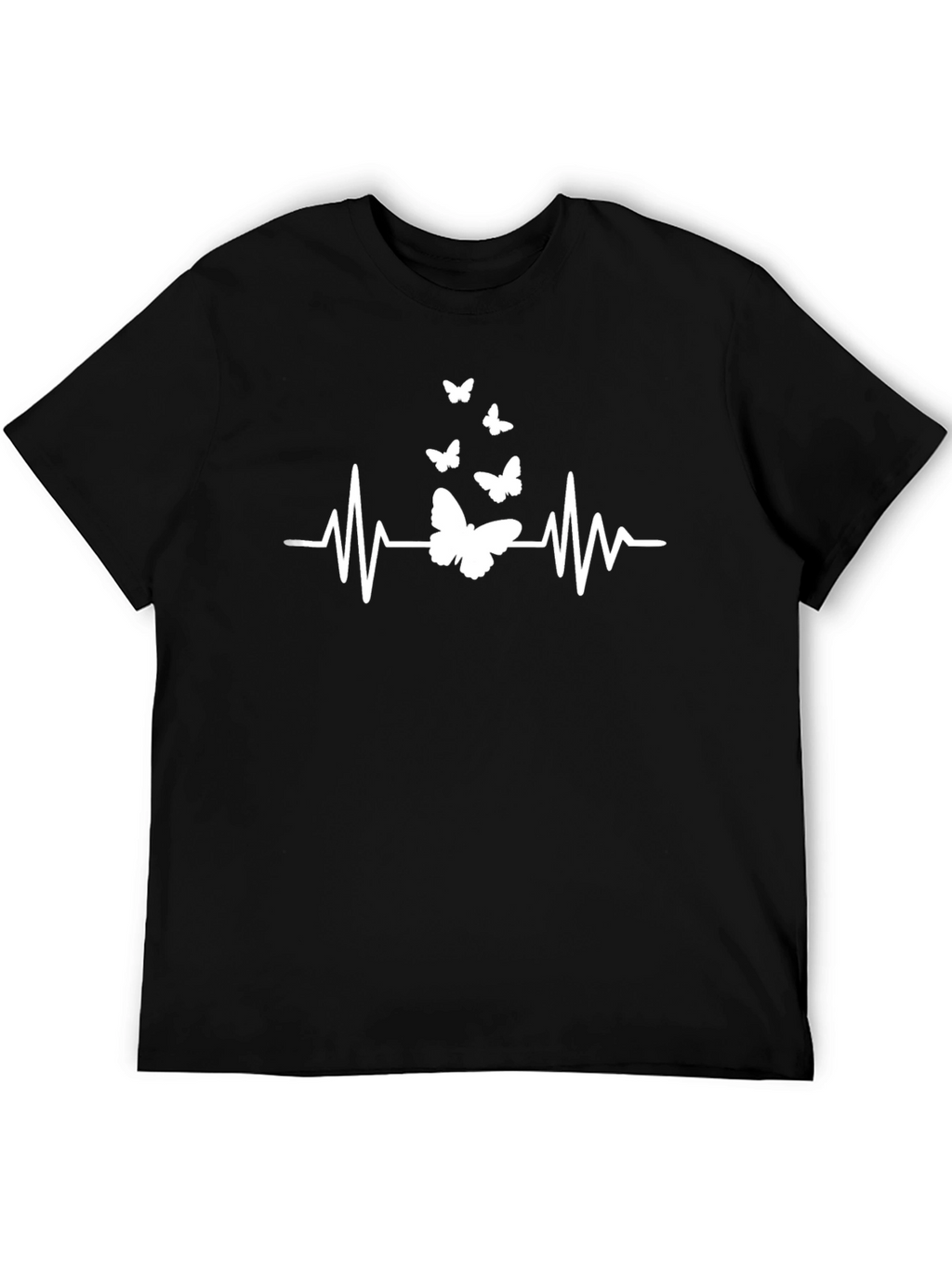 Butterfly Heartbeat T-Shirt - Trendy Graphic Tee