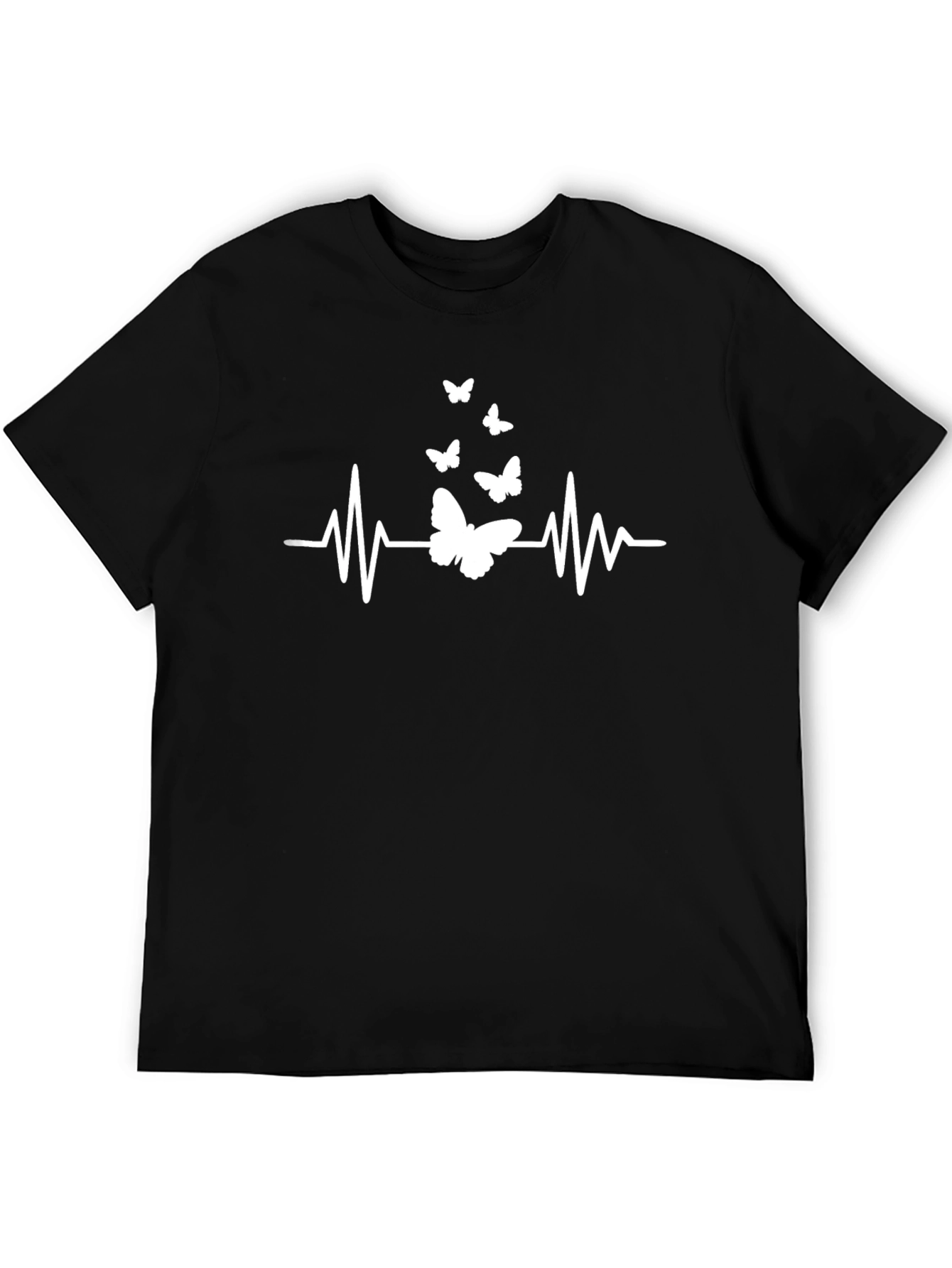 Butterfly Heartbeat T-Shirt - Trendy Graphic Tee