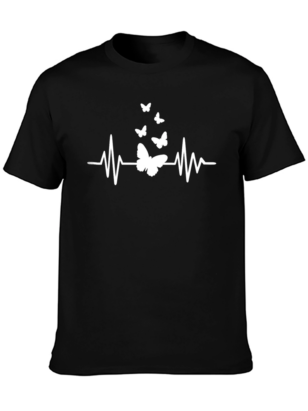 Butterfly Heartbeat T-Shirt - Trendy Graphic Tee