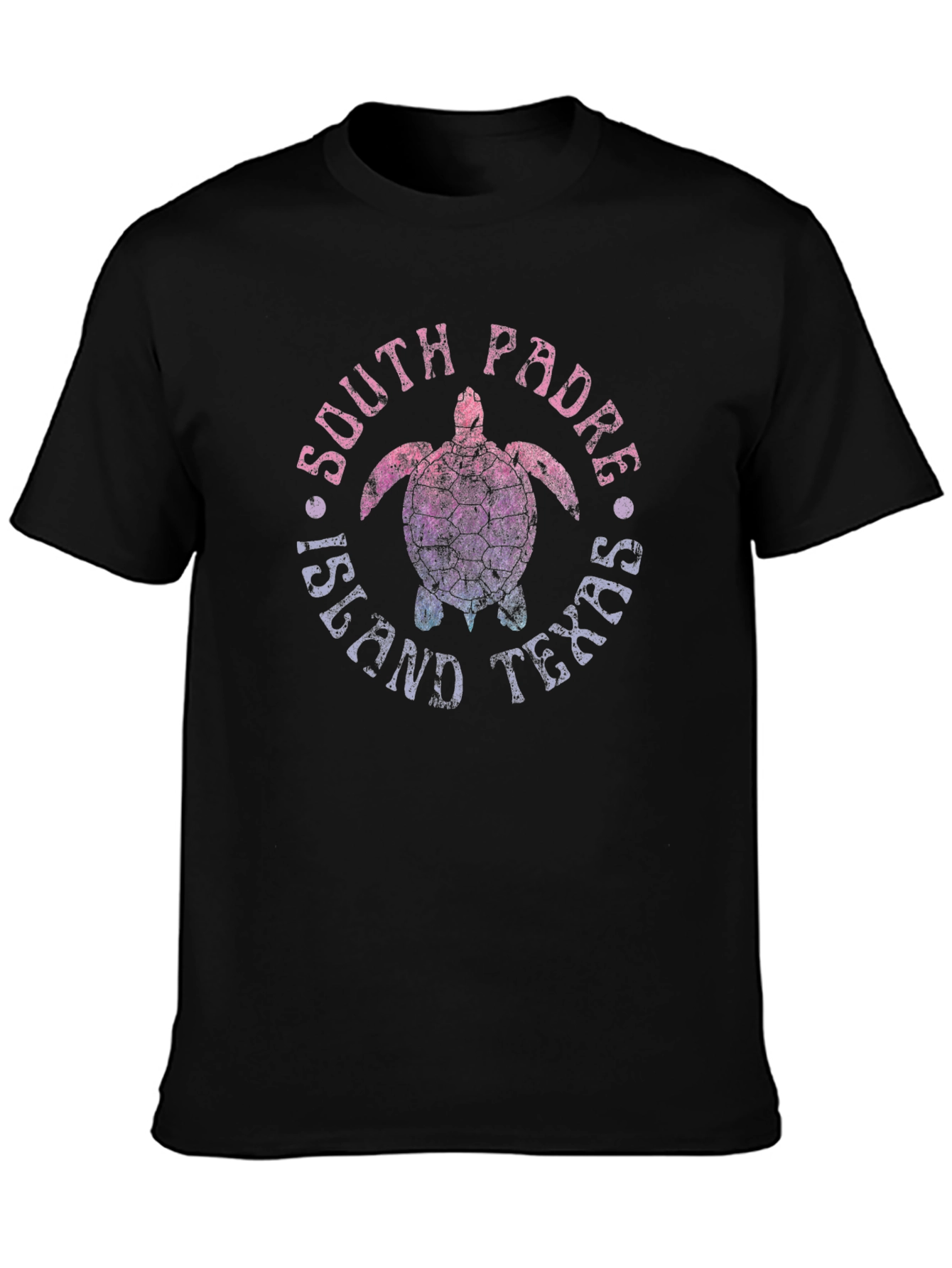 South Padre Island Texas Turtle Graphic T-Shirt