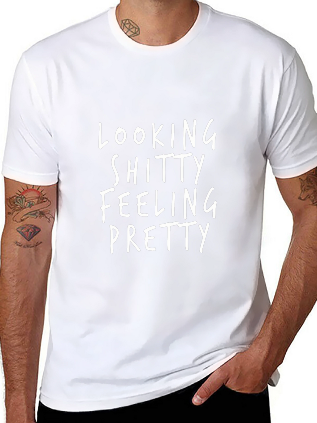 Looking Shitty Feeling Pretty Graphic Tee
