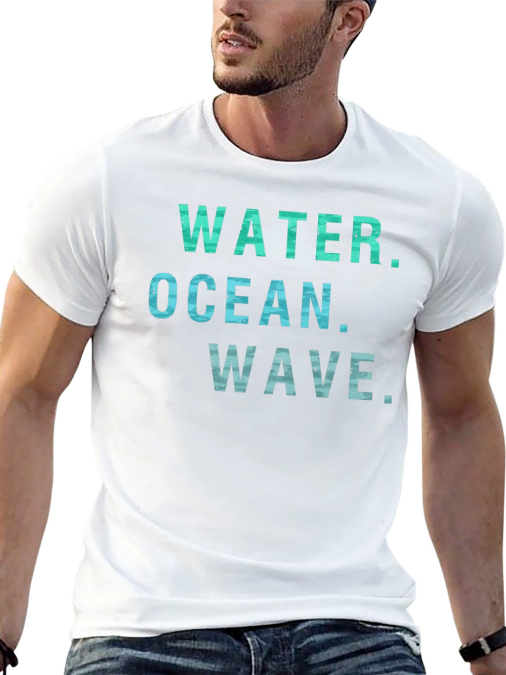 Water Ocean Wave T-Shirt - Beach Vibes!