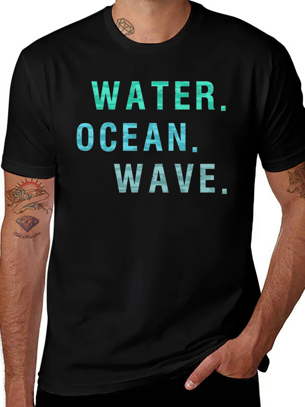 Water Ocean Wave T-Shirt - Beach Vibes!
