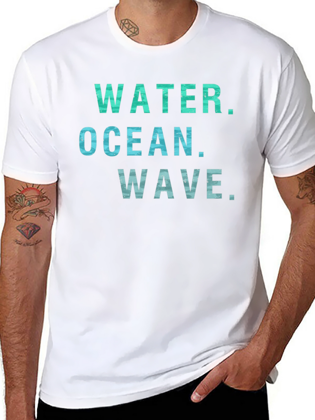 Water Ocean Wave T-Shirt - Beach Vibes!