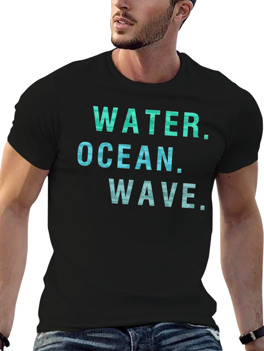 Water Ocean Wave T-Shirt - Beach Vibes!