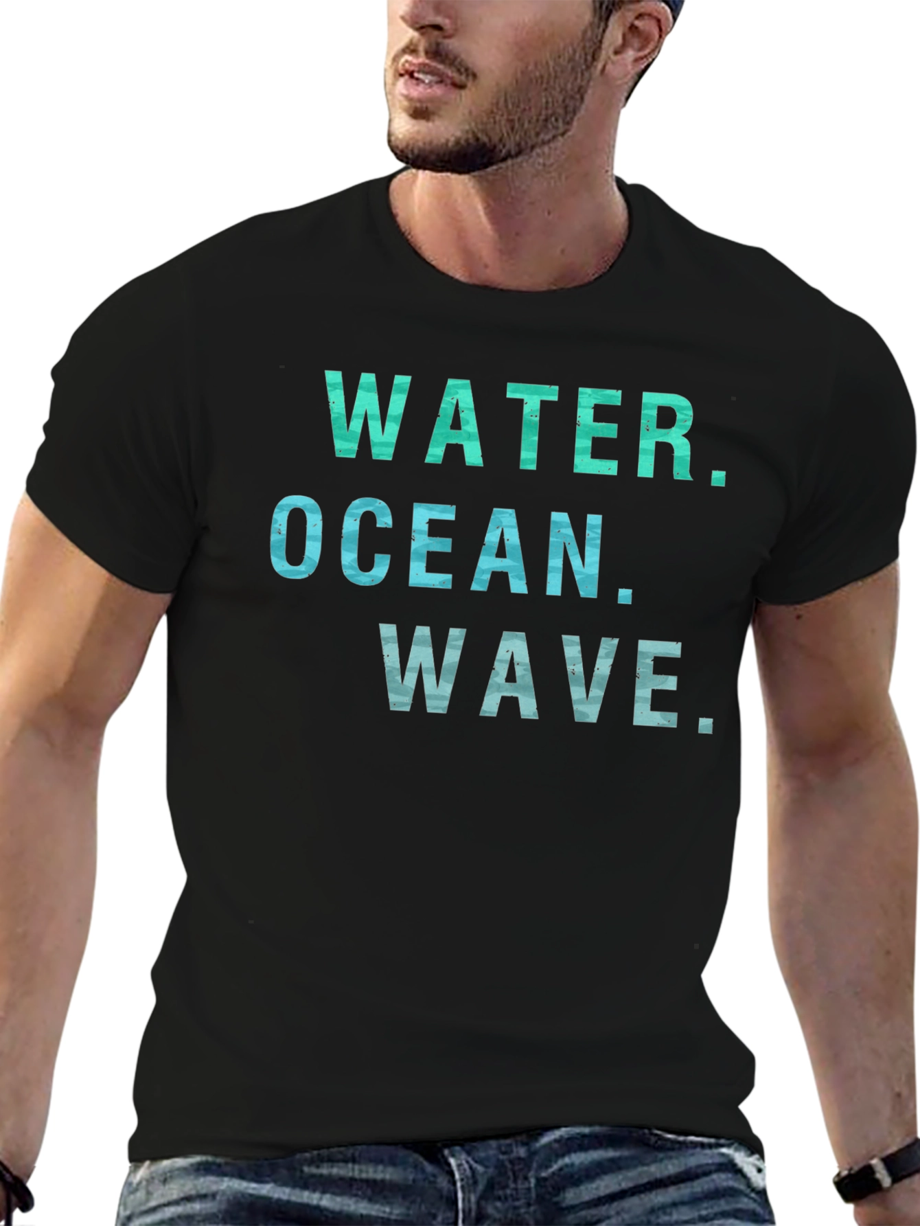 Water Ocean Wave T-Shirt - Beach Vibes!