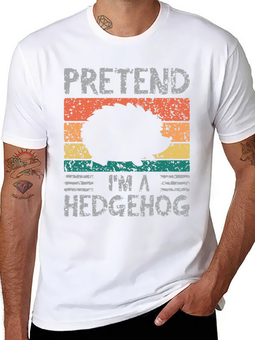 Pretend Im A Hedgehog Graphic Tee