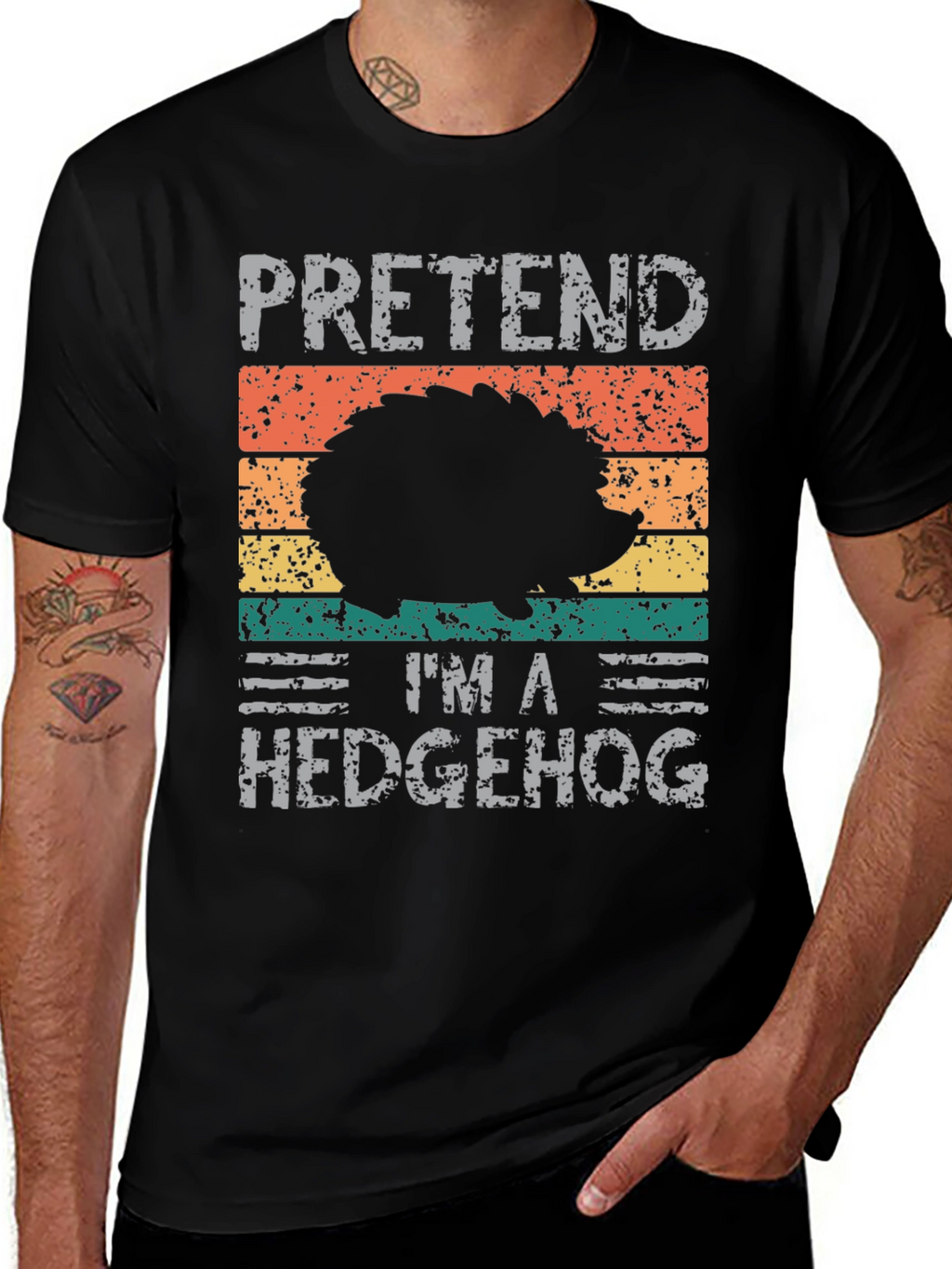 Pretend Im A Hedgehog Graphic Tee