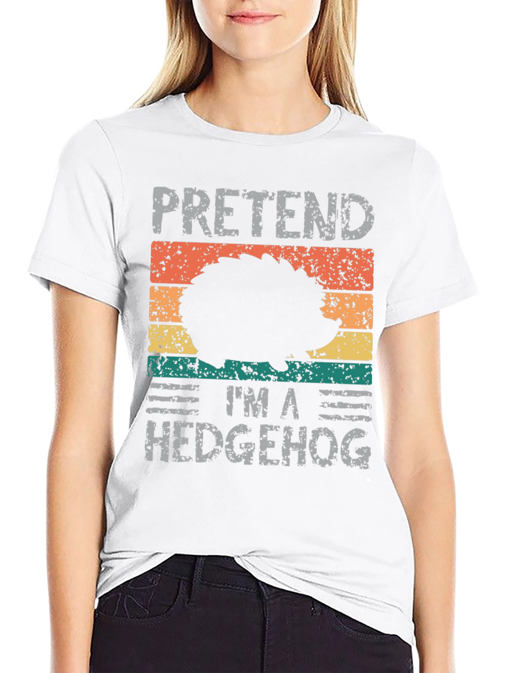Pretend Im A Hedgehog Graphic Tee