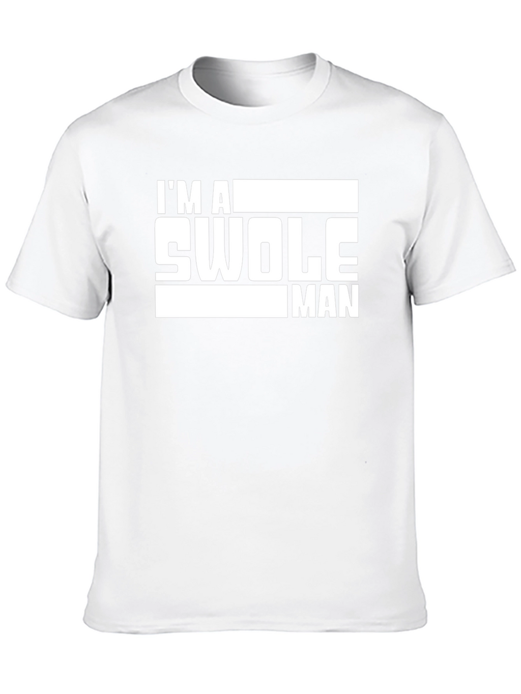 Im A Swole Man Graphic Tee - Black