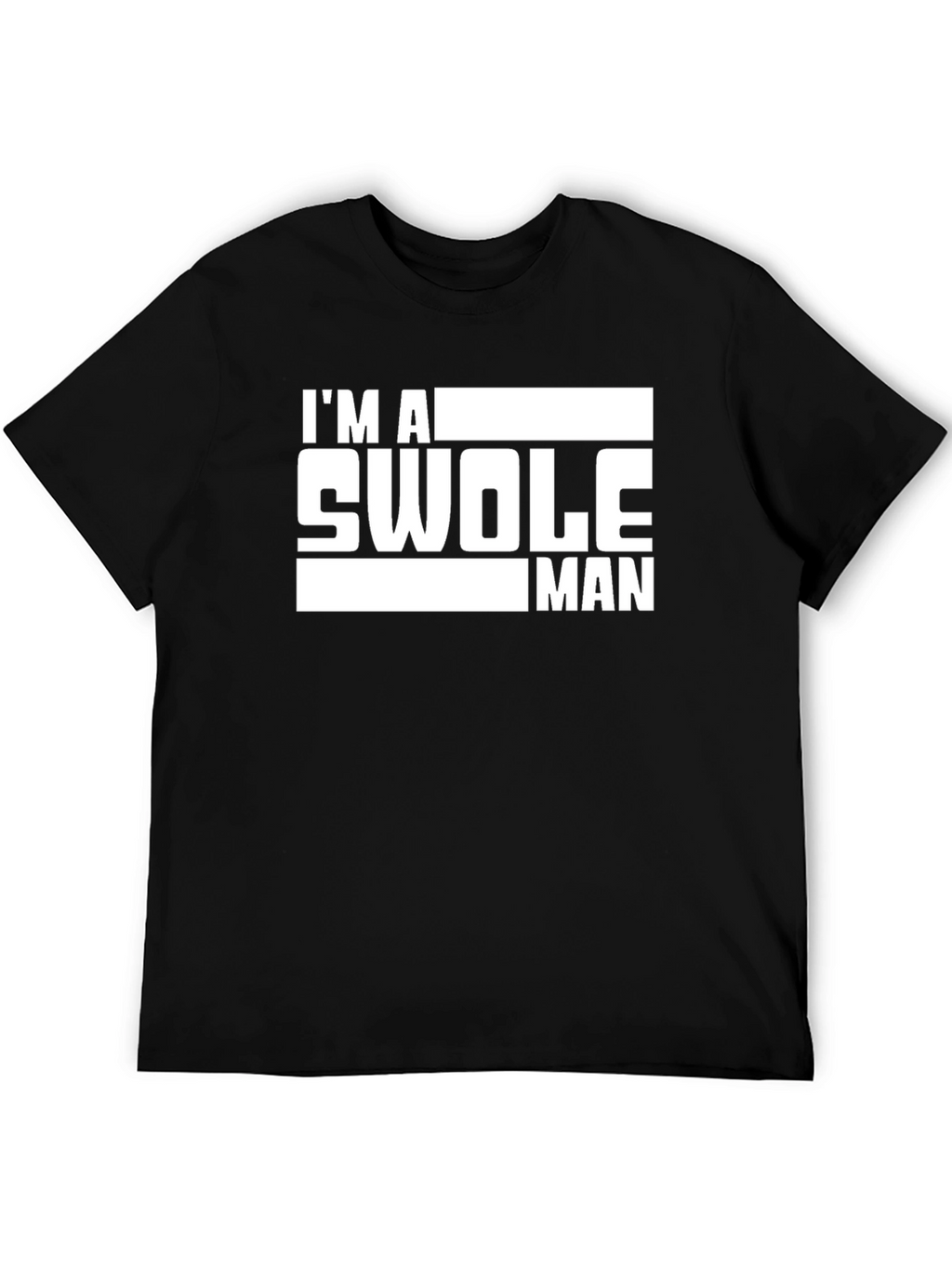 Im A Swole Man Graphic Tee - Black
