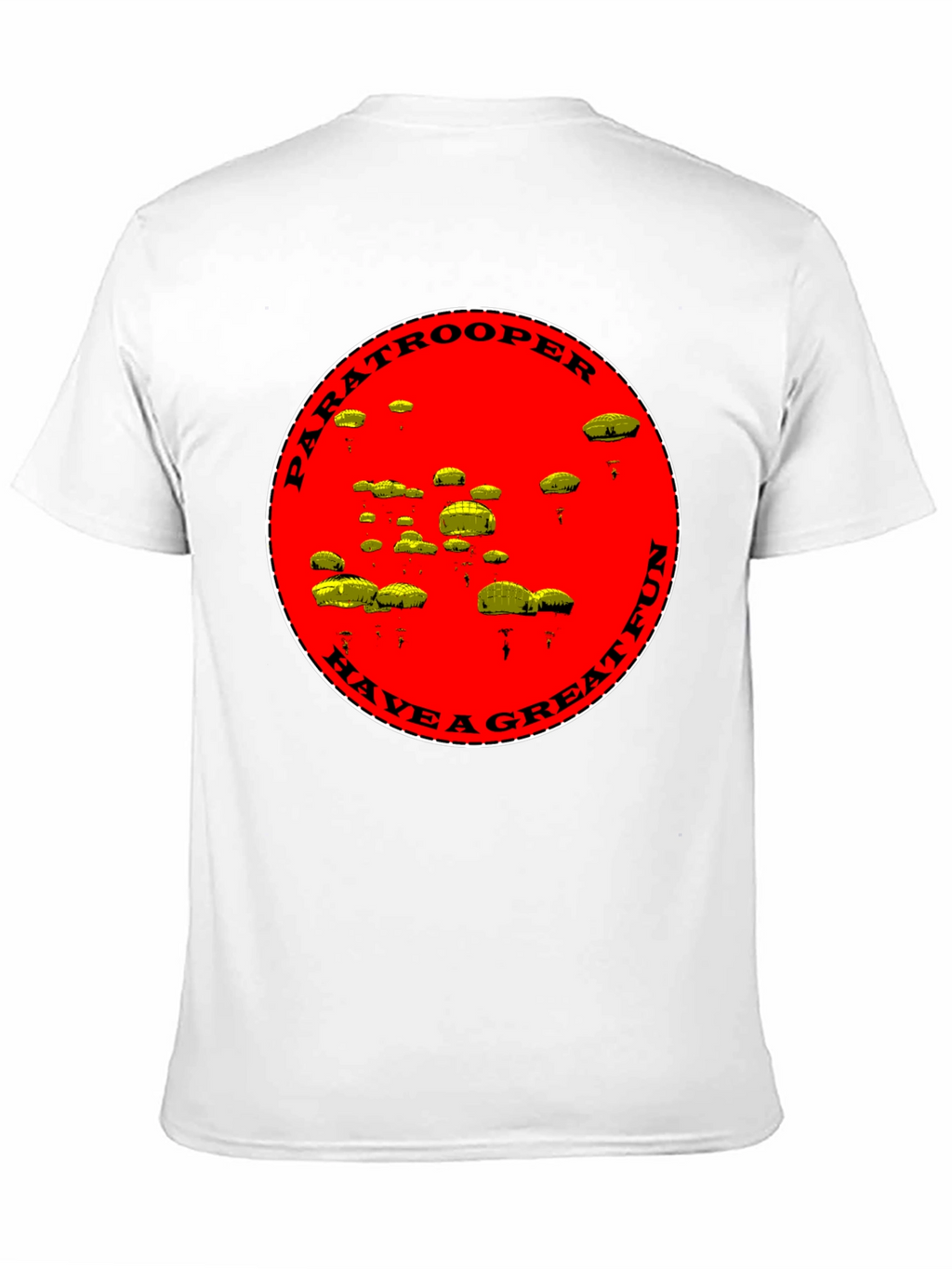 Paratrooper Have a Great Fun Black T-Shirt