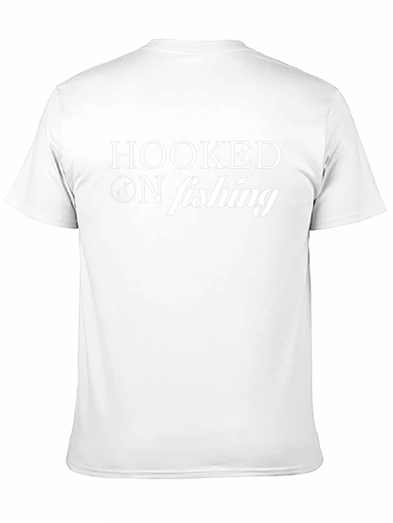 Hooked on Fishing Black T-Shirt